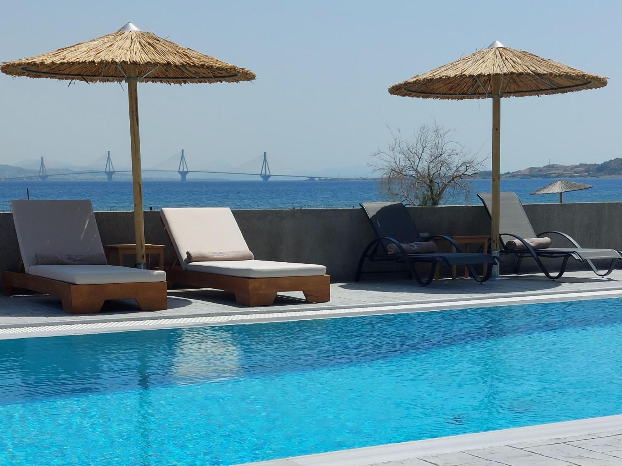 Santa Domenica Nafpaktos - Rooms And Apartments By The Sea ภายนอก รูปภาพ