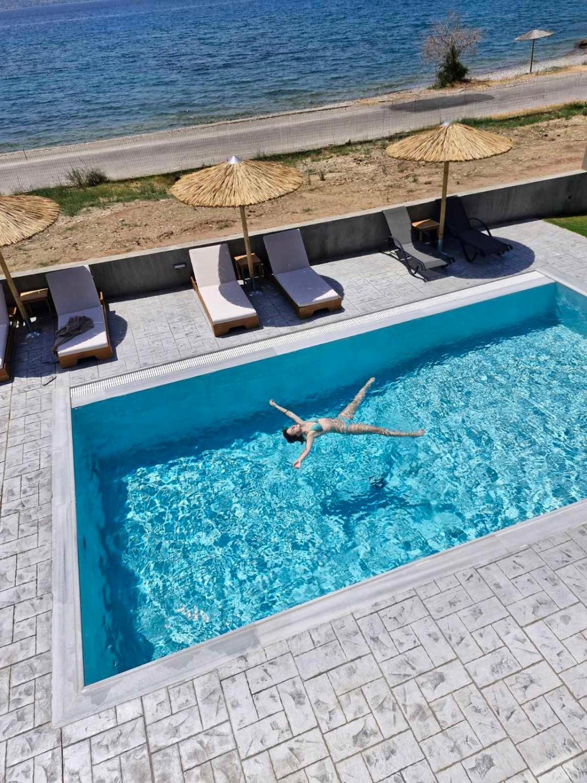 Santa Domenica Nafpaktos - Rooms And Apartments By The Sea ภายนอก รูปภาพ